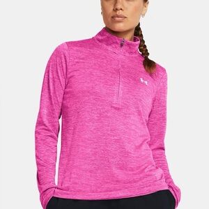 Under Armour Women's Cozy Zip Training Long Sleeve Top Small NWT